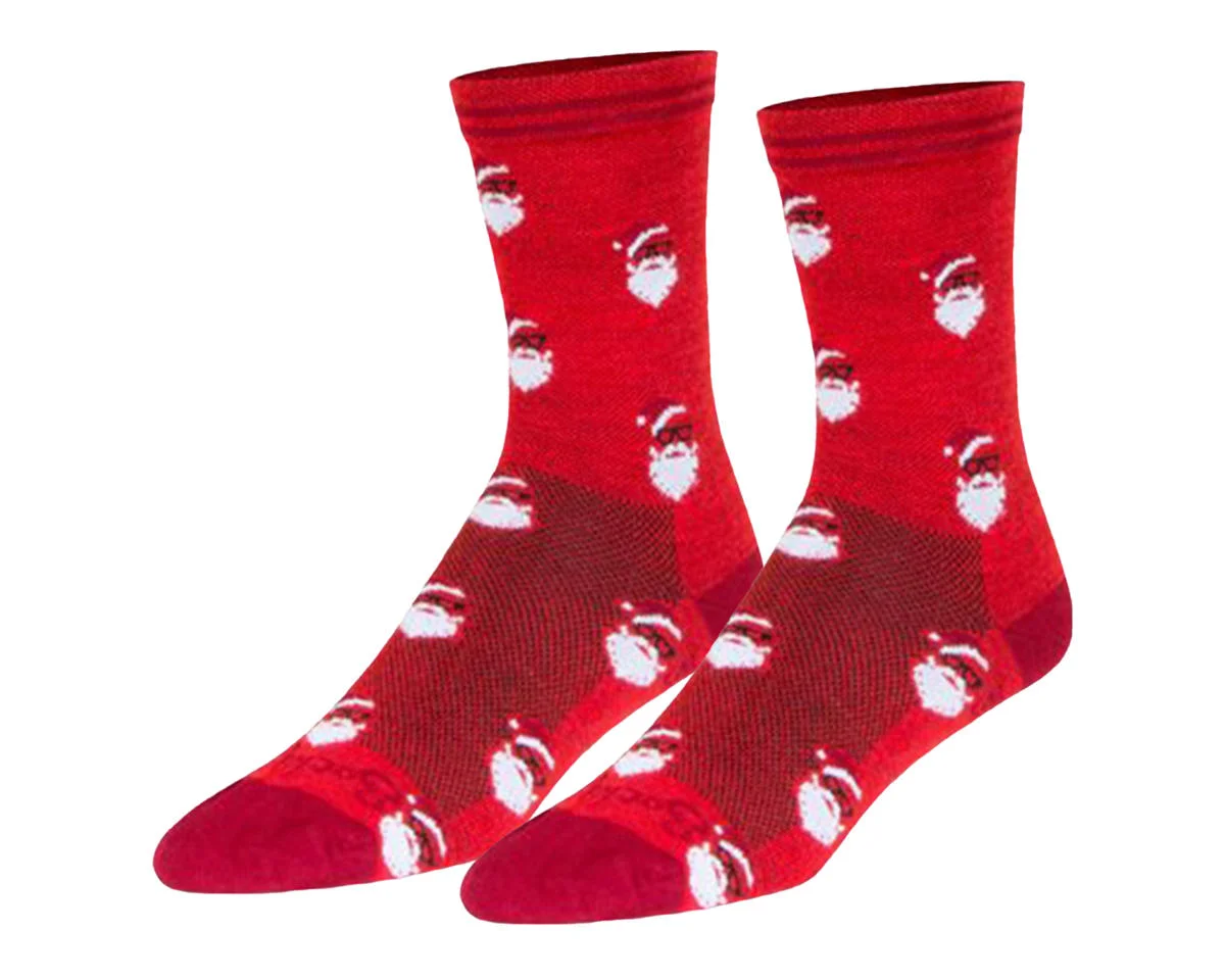 Sockguy 6" Wool Socks (Saint Nick) (Christmas) (S/M)